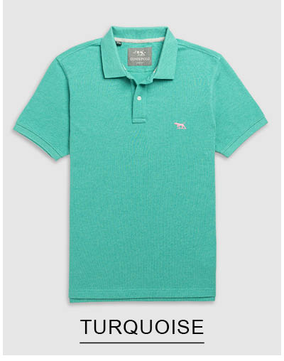 Shop Gunn Polo, Turquoise online and instore at Rodd & Gunn