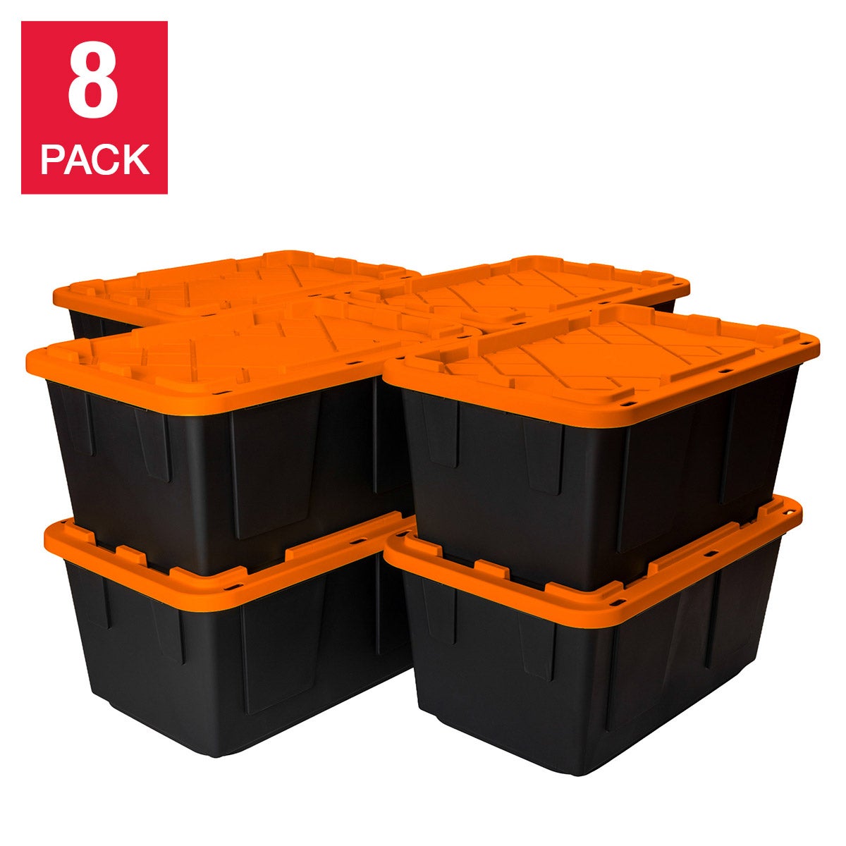 Greenmade 27-Gallon Storage Bin, 8-Pack