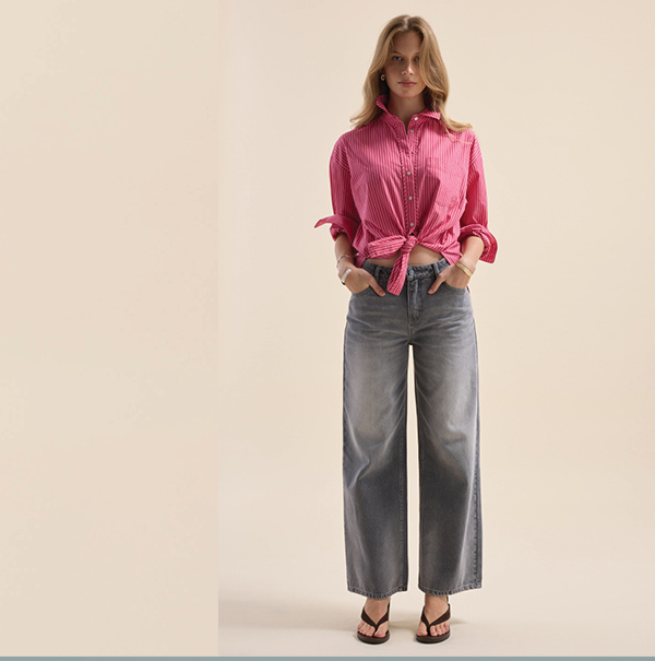 Florida Low Rise Wide Leg Jean