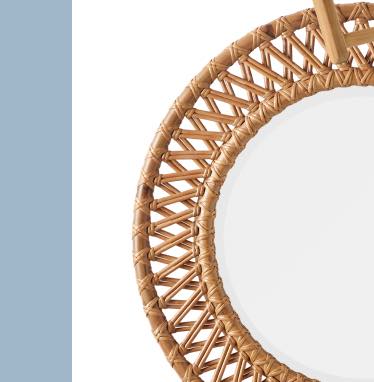 Norich Rattan Mirror - 28