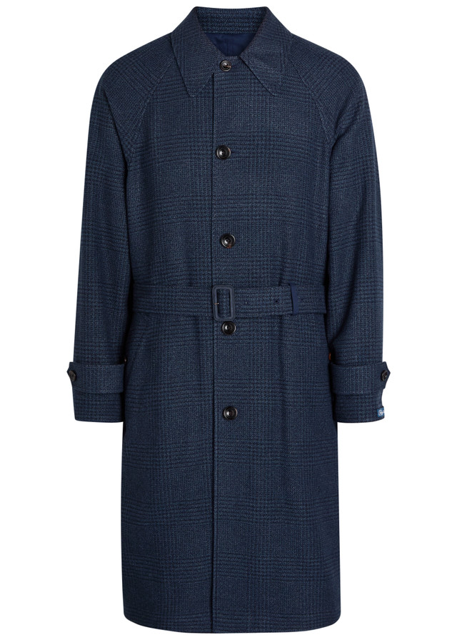 POLO RALPH LAUREN Balmacaan reversible belted wool and silk-blend coat