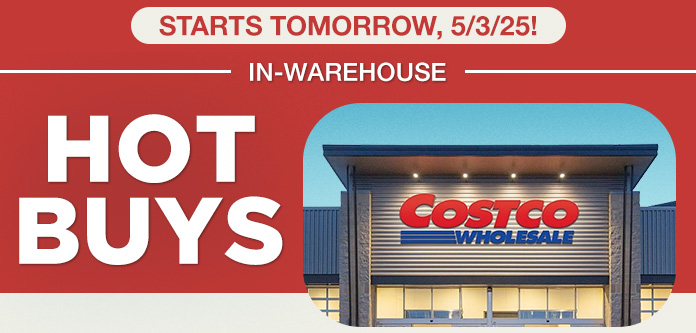 In-warehouse hot buys start tomorrow