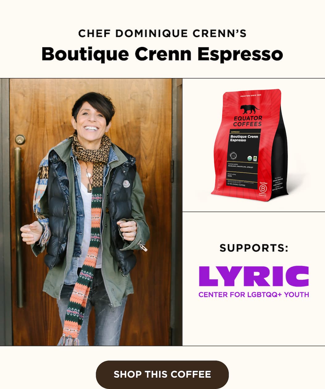 Chef Dominique Crenn's Boutique Crenn Espresso | Supports: LYRIC