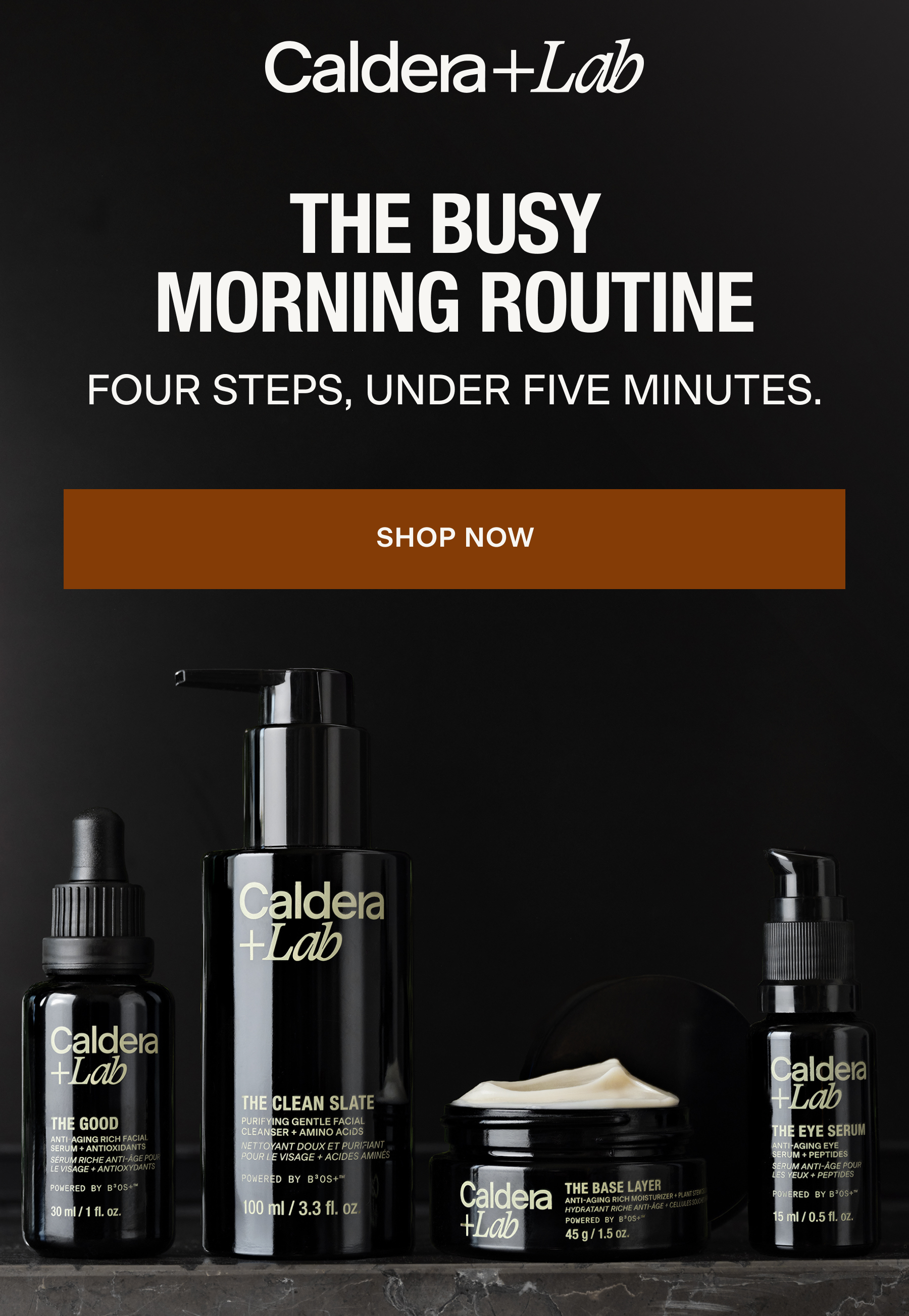 THE BUSY MORNING ROUTINE | Four Steps, Under Five Minutes