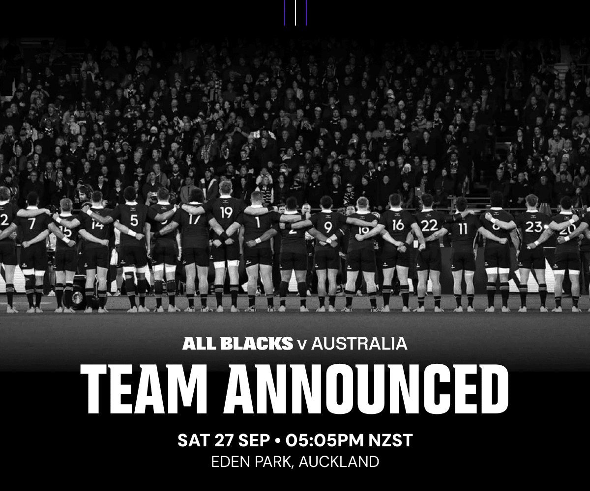 Team Announced All Blacks Australia