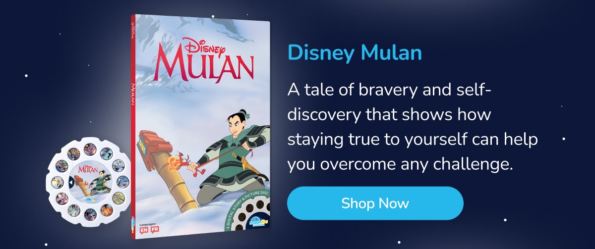Disney Mulan A tale of bravery and self-discovery that shows how staying true to yourself can help you overcome any challenge. Shop Now