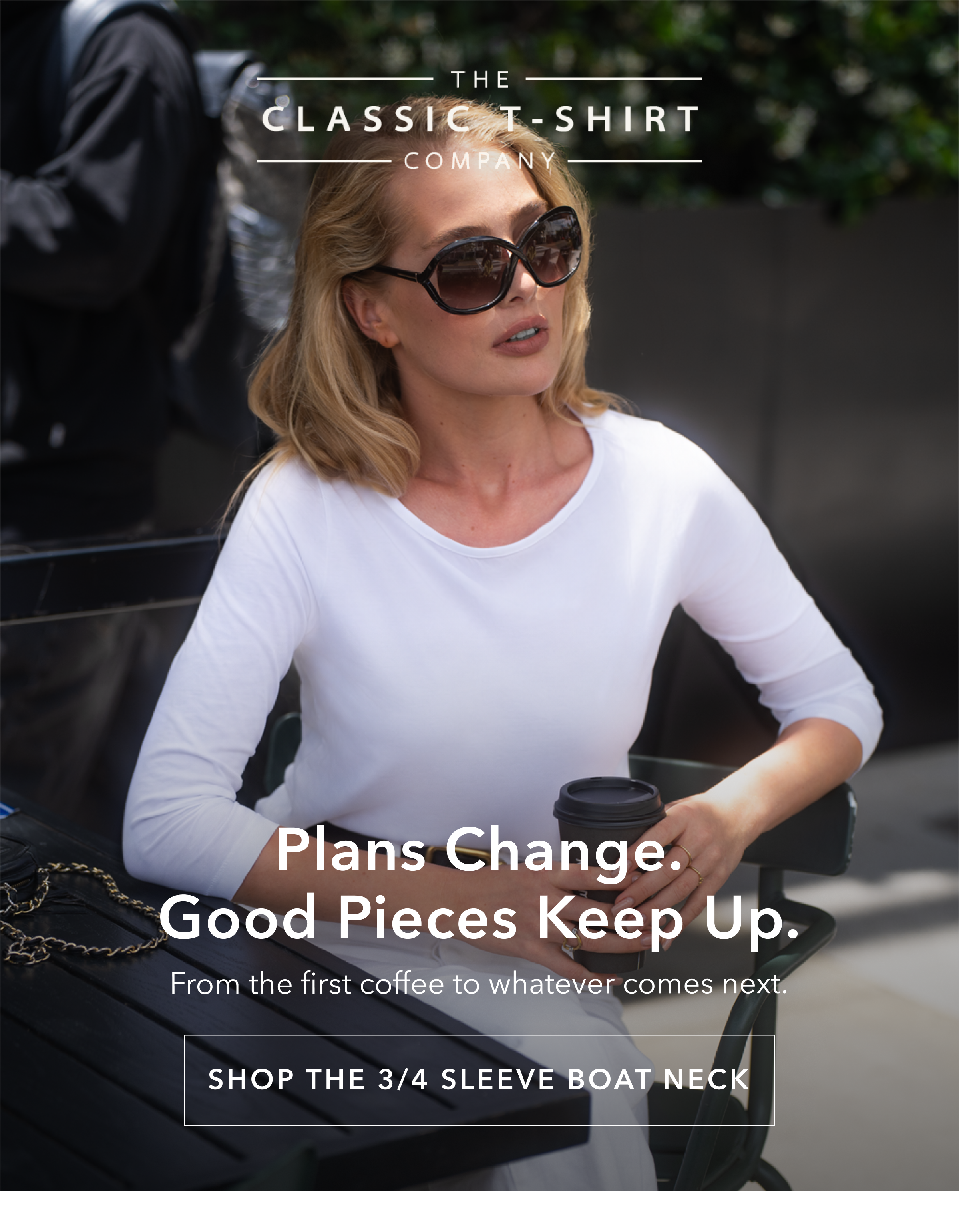 Shop The 3/4 Sleeve Boat Neck