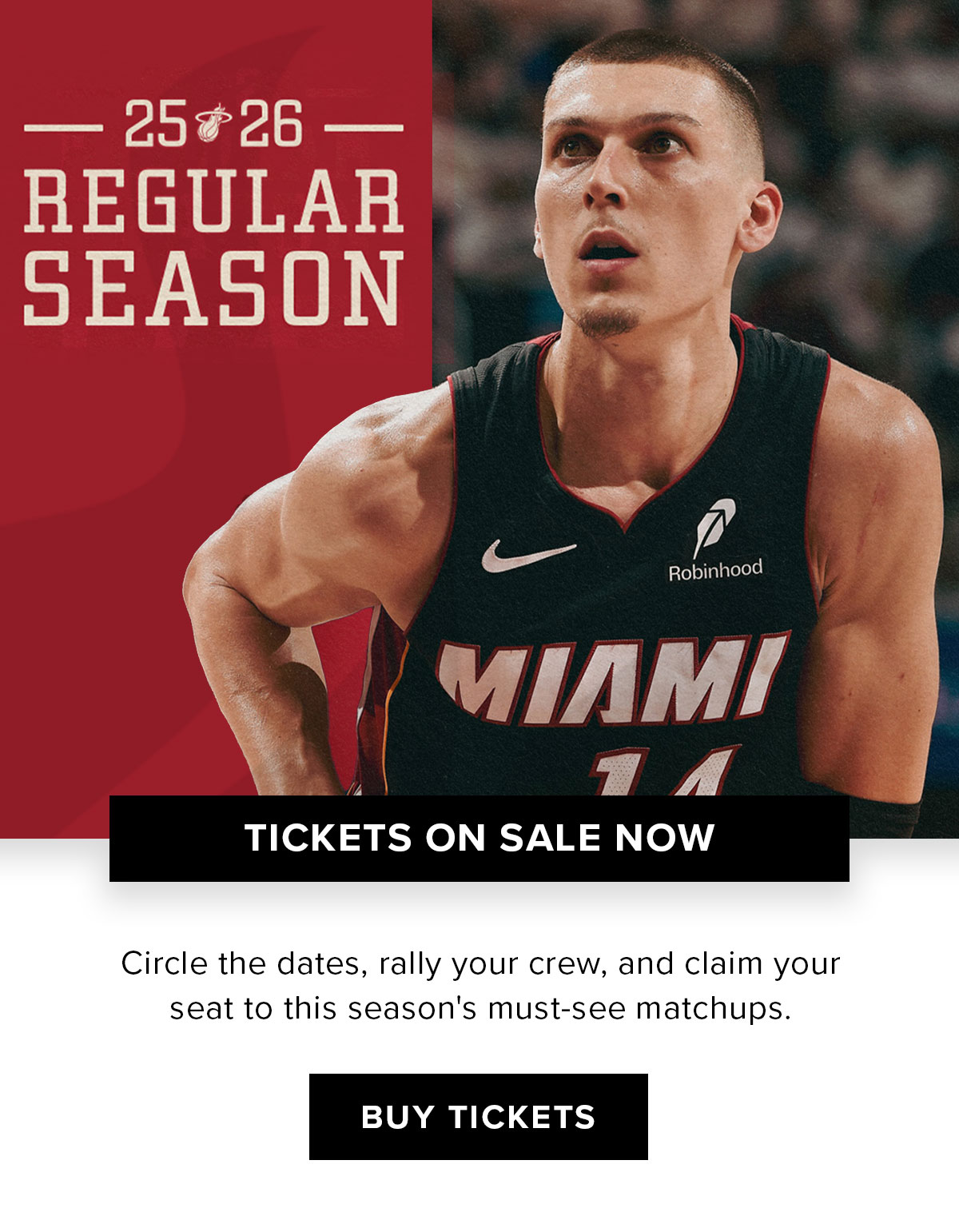 25-26 Regular Season Tickets | Buy Now