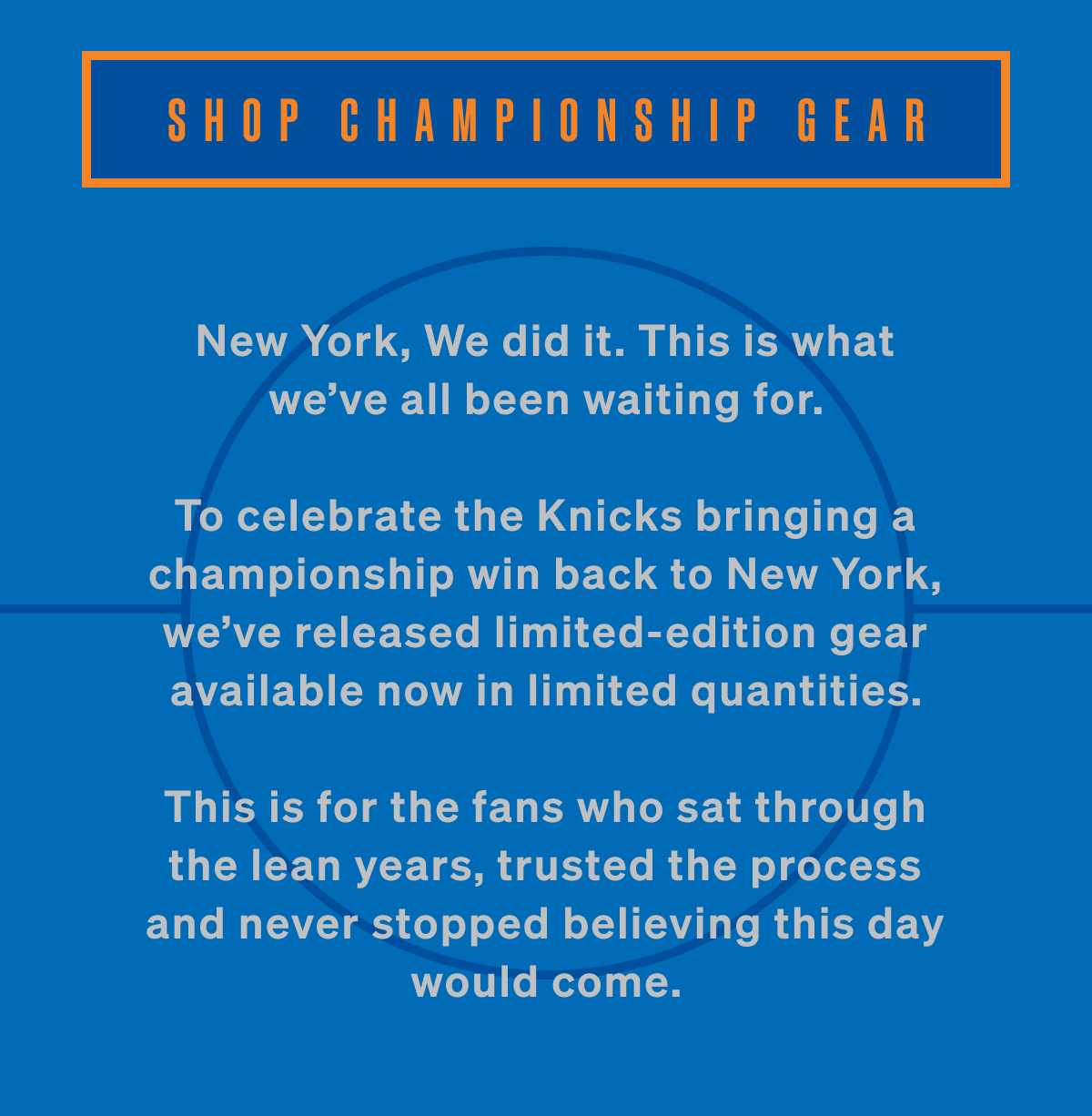 Shop Championship Gear