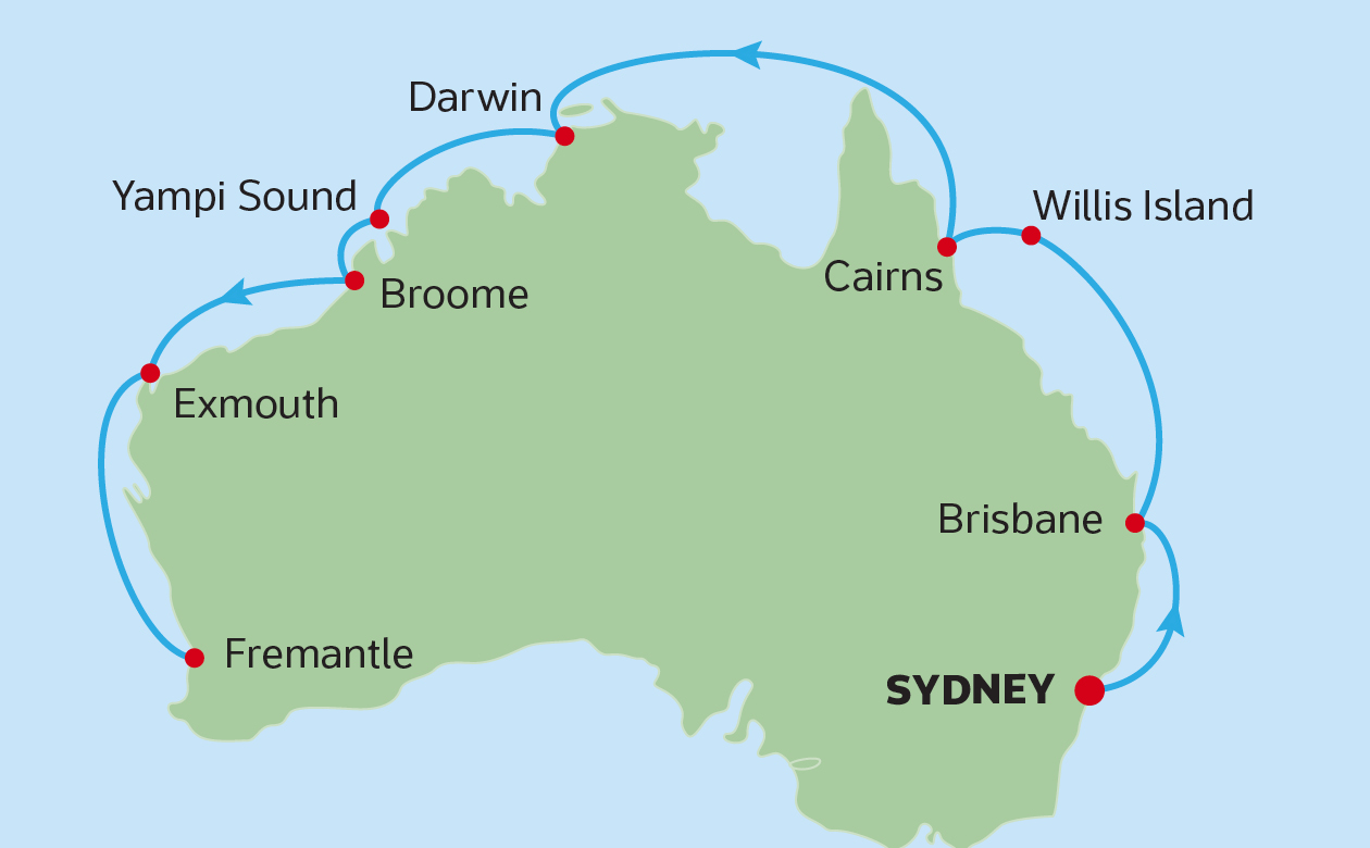 NORTHERN <br> AUSTRALIA EXPLORER  MAP