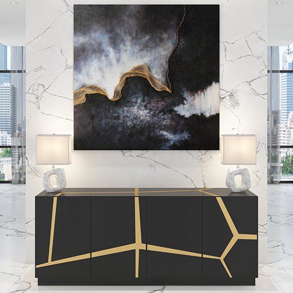 Staton 78" Buffet - Black