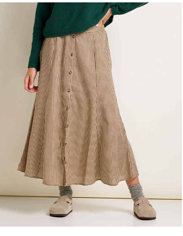 Manzana Paneled Midi Skirt