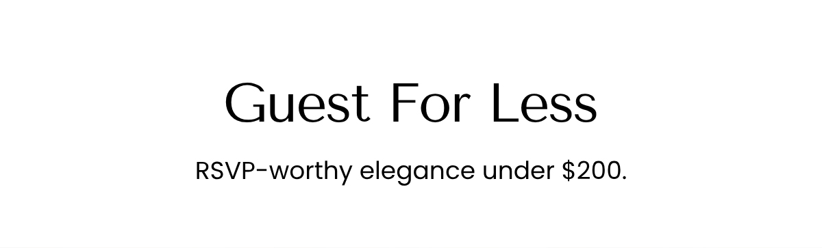 Guest For Less