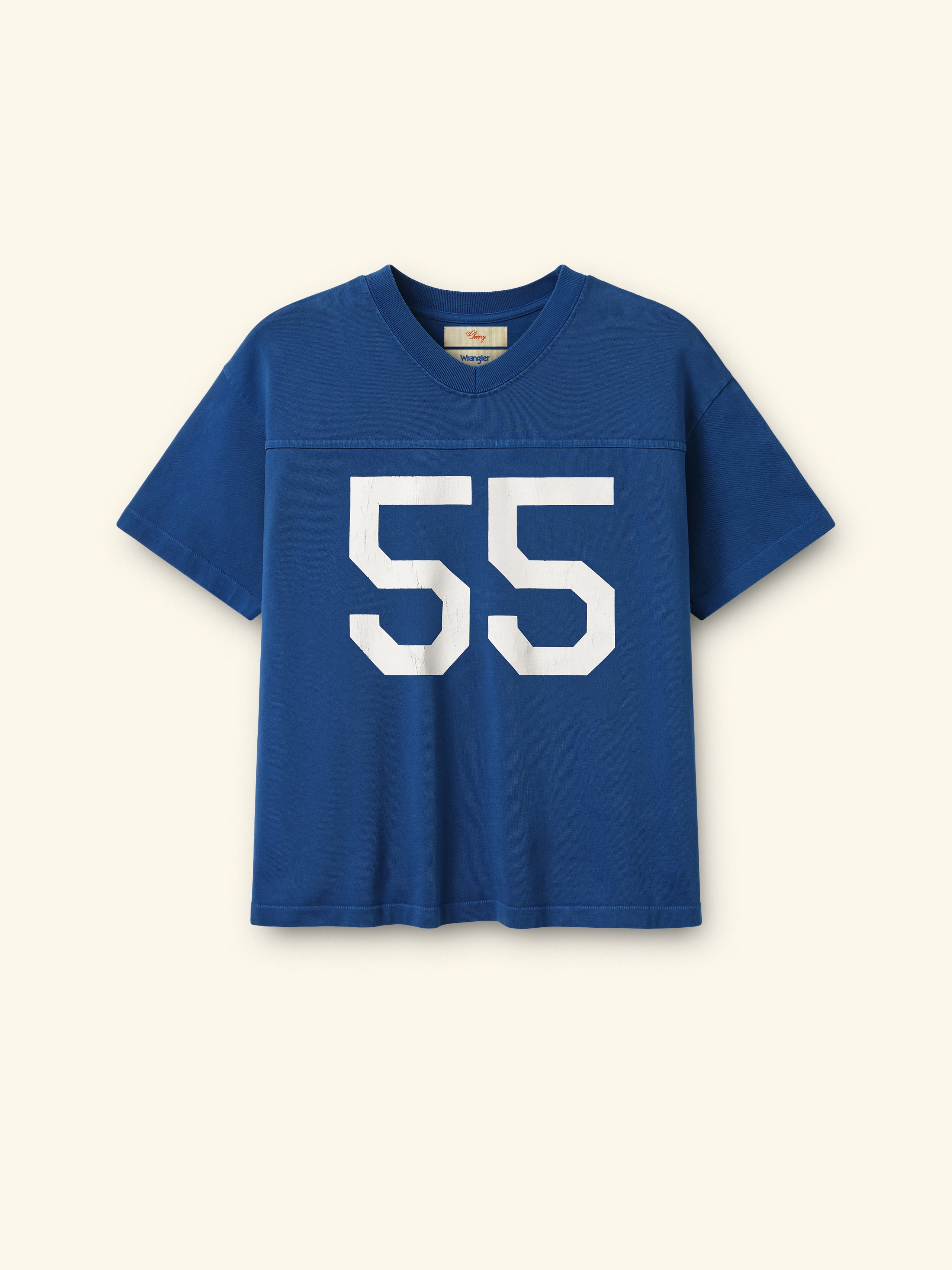 Image of Cherry x Wrangler Football Jersey (Royal Blue)