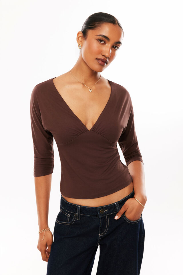 Soft Gabriel 3/4 Sleeve Top