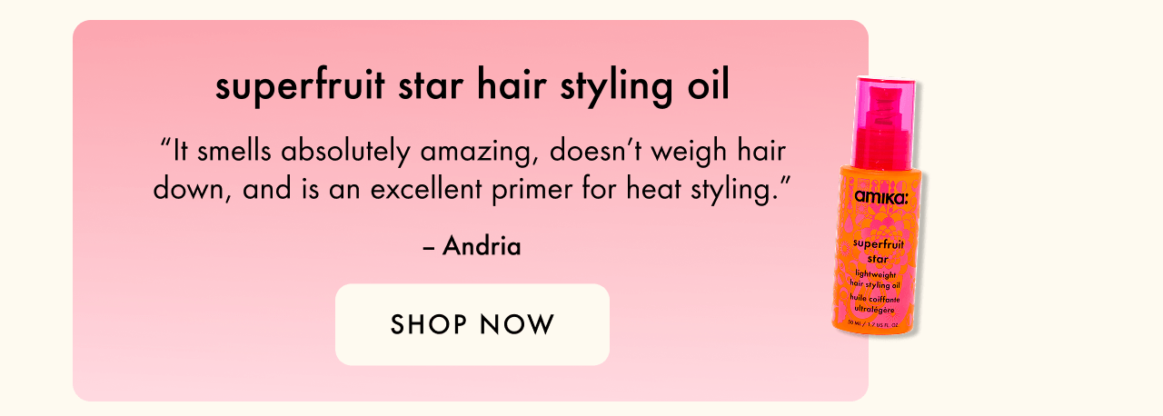 superfruit star hair styling oil