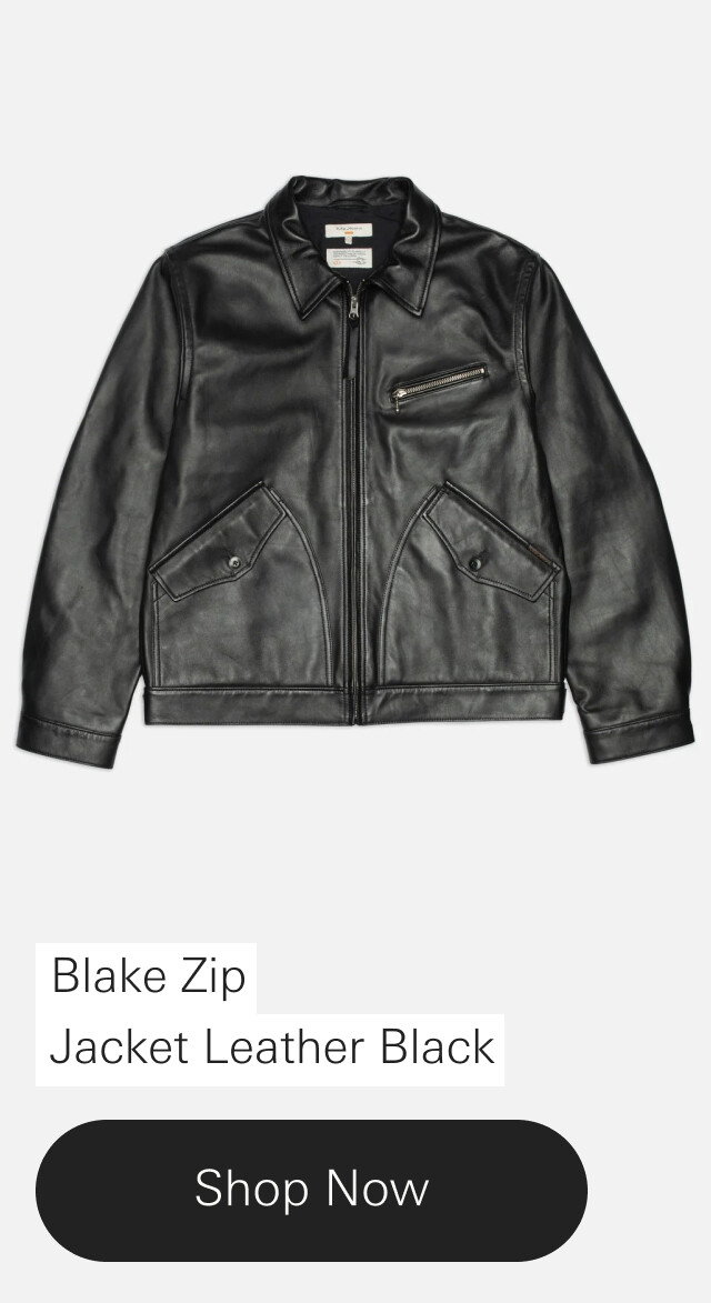 Blake Zip Jacket Leather Black