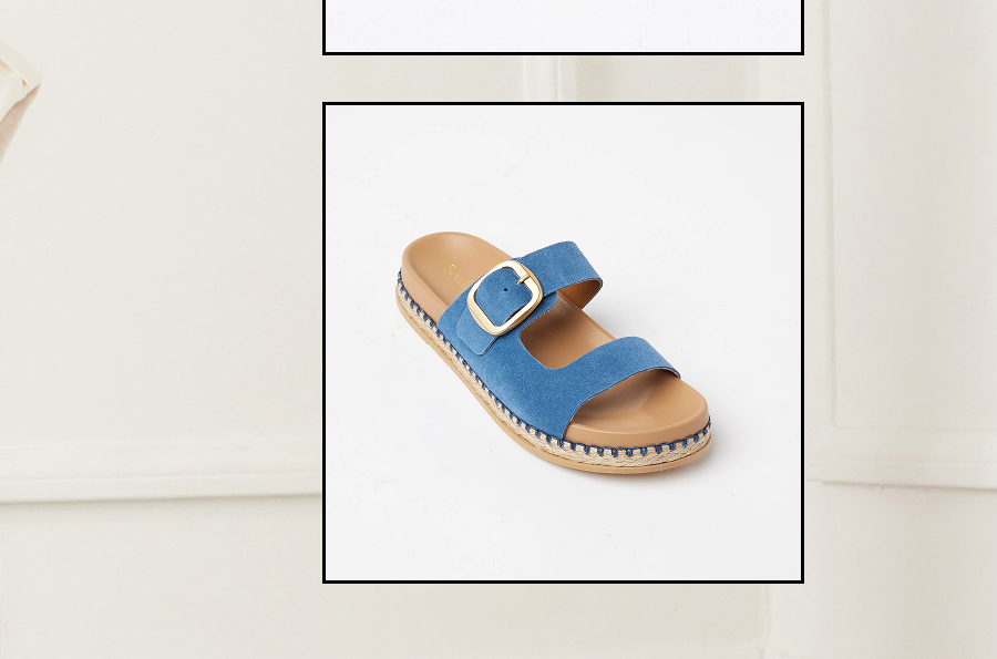 Getaway Buckle Slip On Sandals