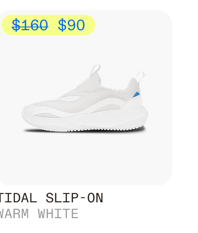 Tidal Slip-on Warm White