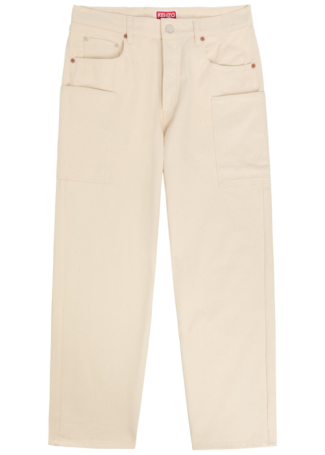 KENZO Cargo Monkey straight-leg jeans
