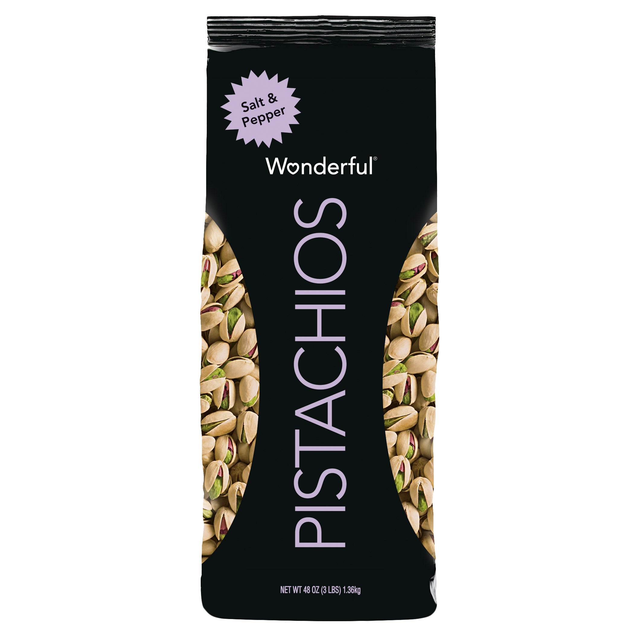 Wonderful Salt & Pepper Pistachios