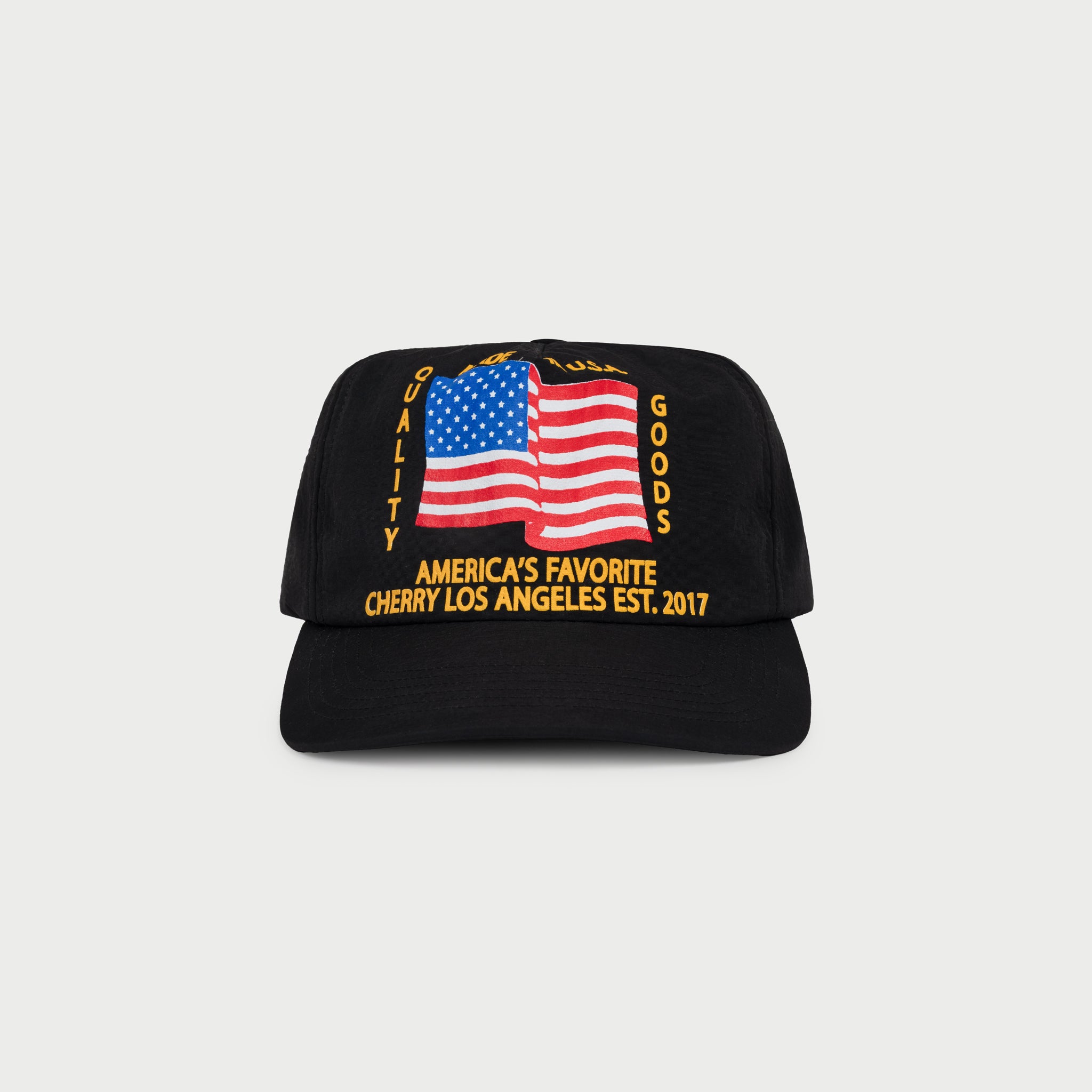 Image of America's Favorite 5 Panel Hat (Black)