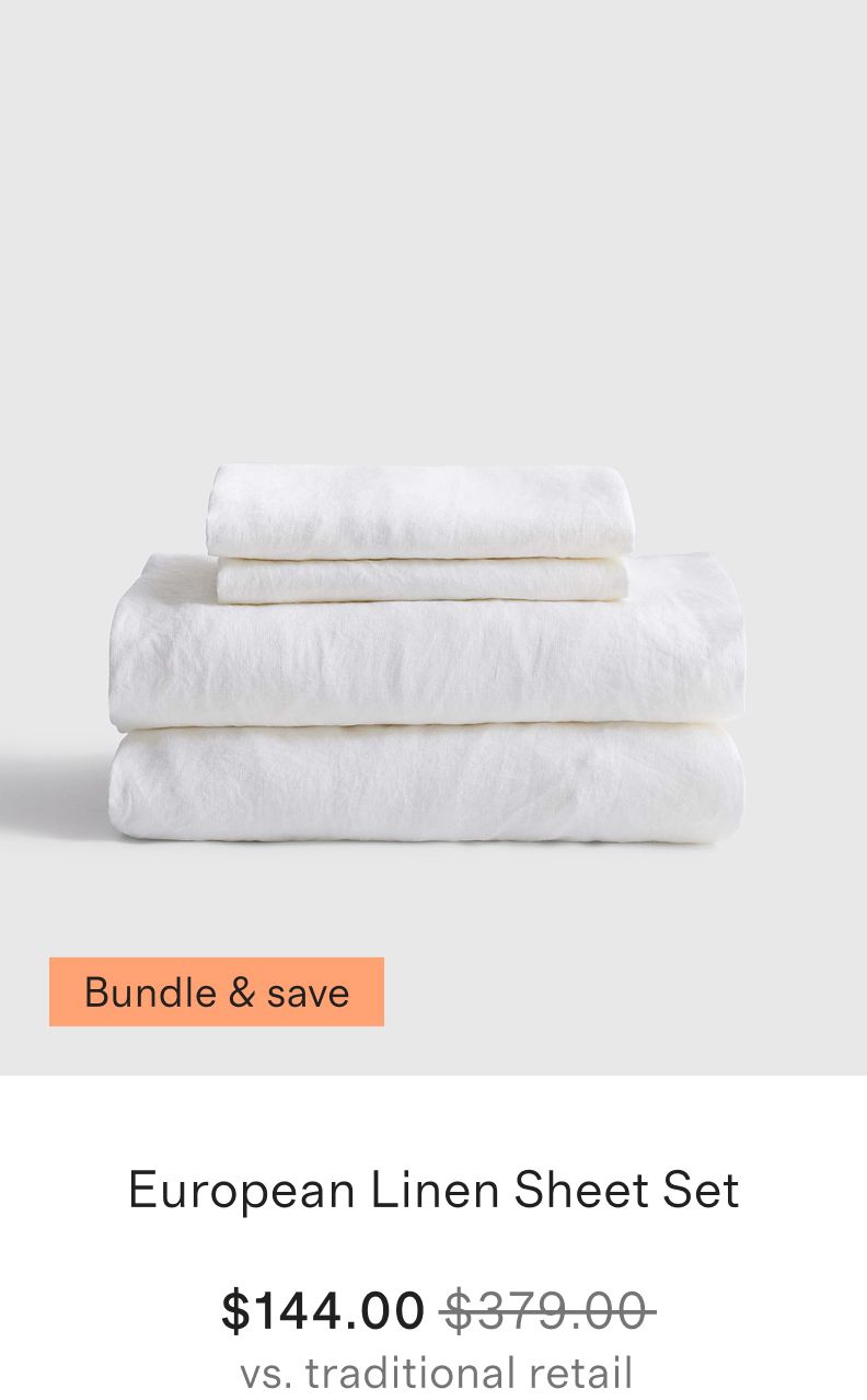 European Linen Sheet Set