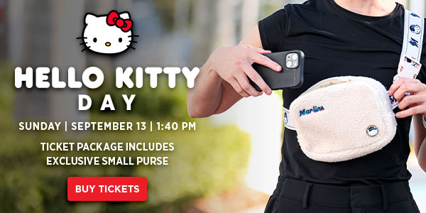 Hello Kitty Day - Sunday, September 13 @ 1:40PM - Buy Tickets