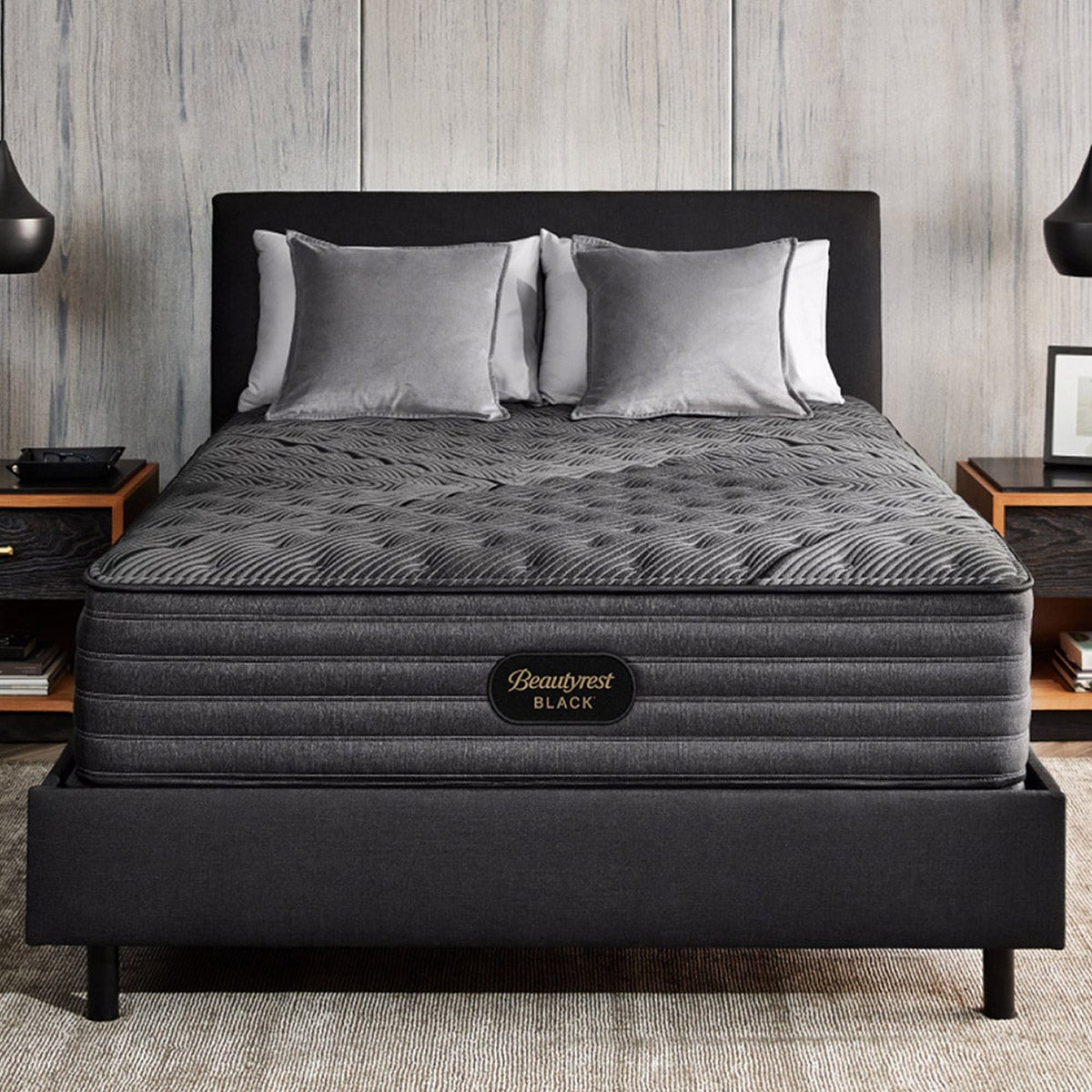 Beautyrest Black Quilted L-Class 13.75-inch Firm Mattress, King