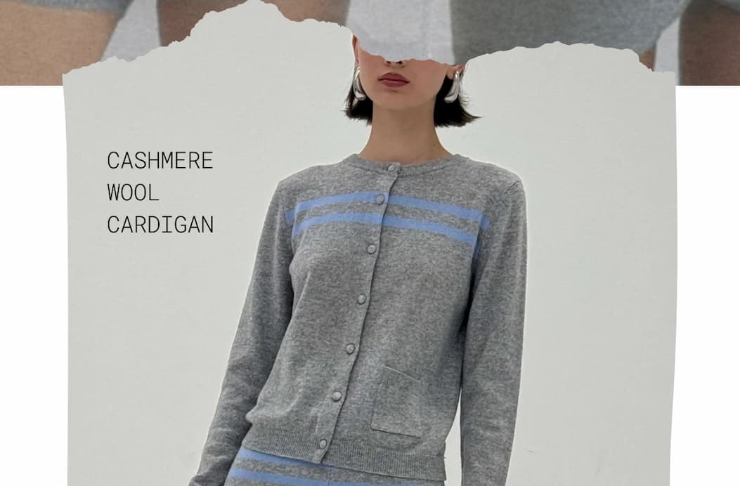 Cashmere Wool Cardigan
