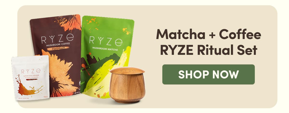 Matcha + Coffee RYZE Ritual Set SHOP NOW