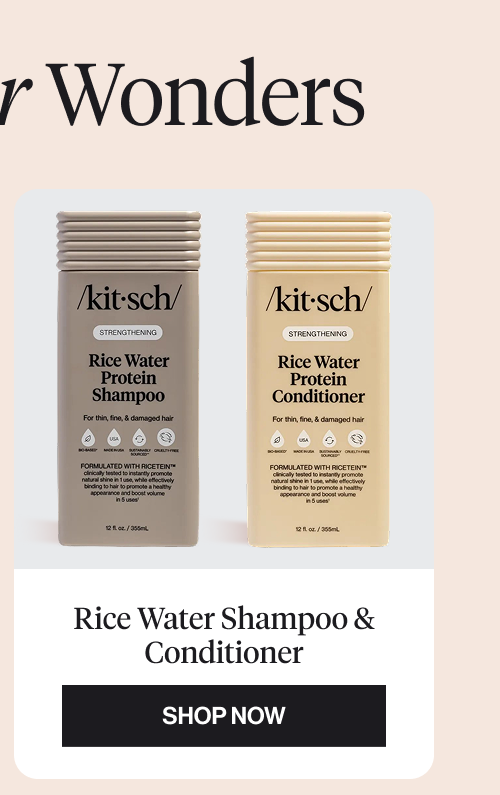 Rice Water Shampoo & Conditioner Combo for Hair