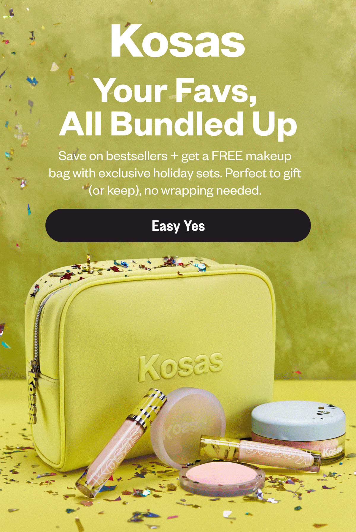 Save on bestsellers + get a FREE makeup bag with exclusive holiday sets. Perfect to gift (or keep), no wrapping needed.
