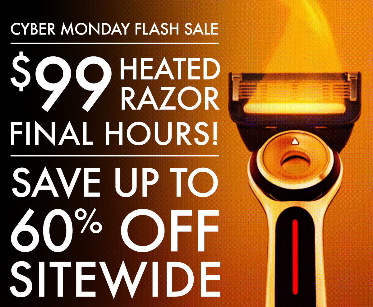 Cyber Monday: Free razor with purchase + up to 40% off.
