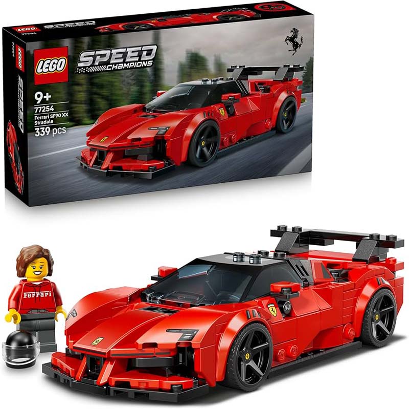 Image of LEGO Speed Champions Ferrari SF90 XX Stradale Sports Car 77254