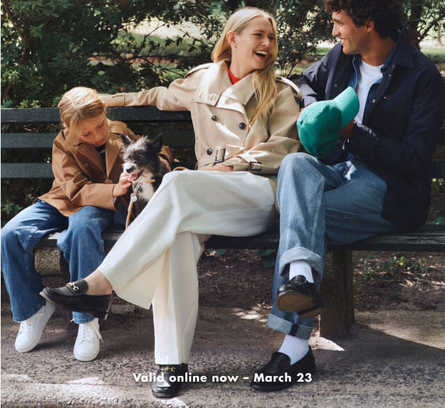 Valid now - March 23                                            