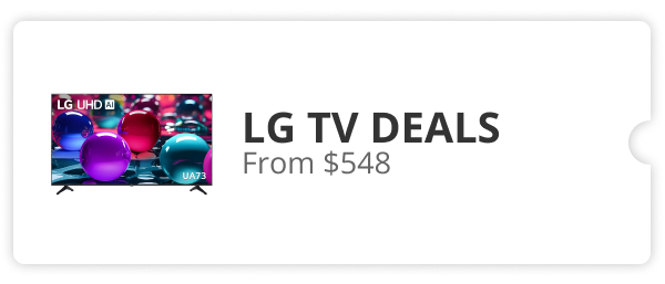 LG TV Deals from $548