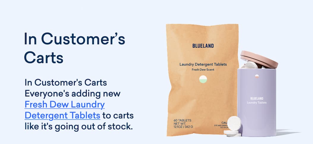 In Our Customer's Carts: Fresh Dew Laundry Detergent Tablets!
