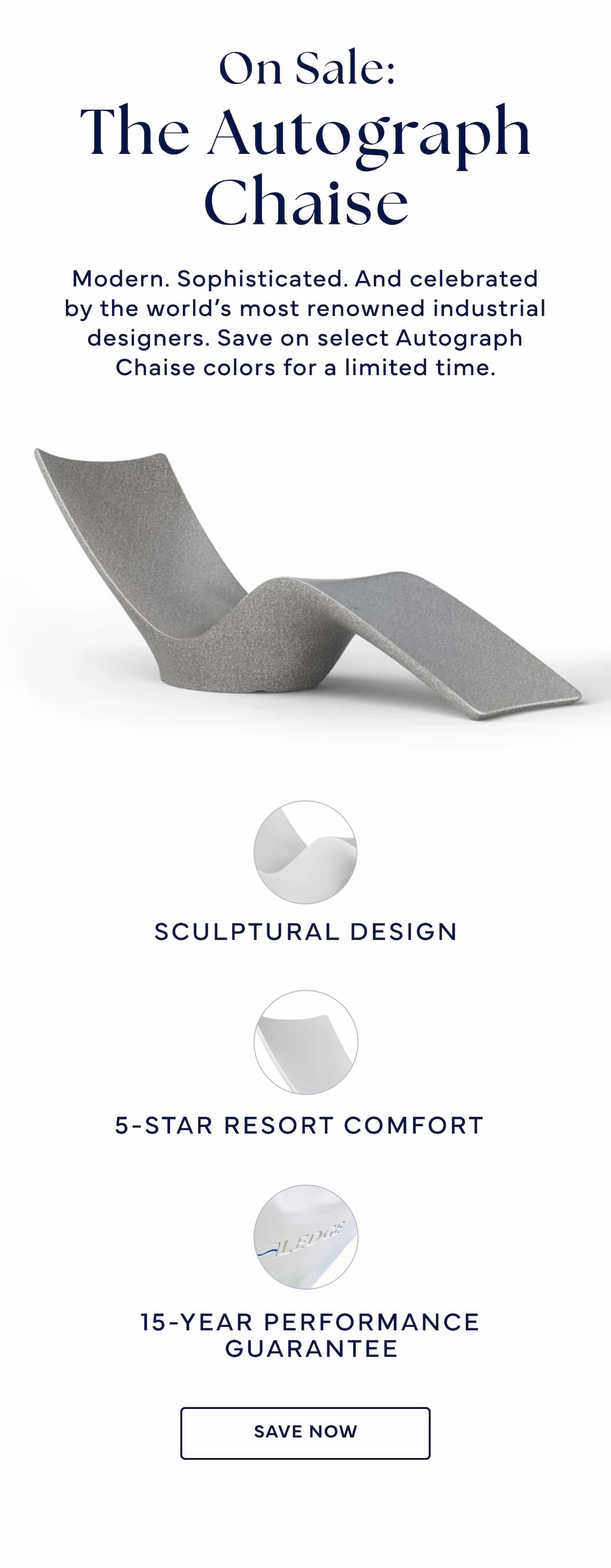 On Sale: The Autograph Chaise