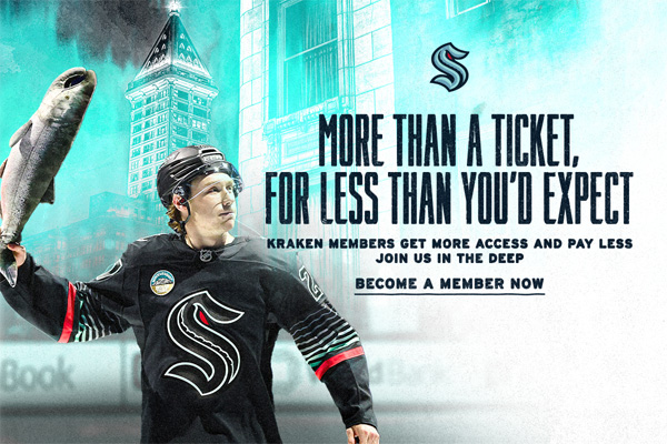 "More than a ticket for less than you'd expect." Kraken Season Ticket Membership