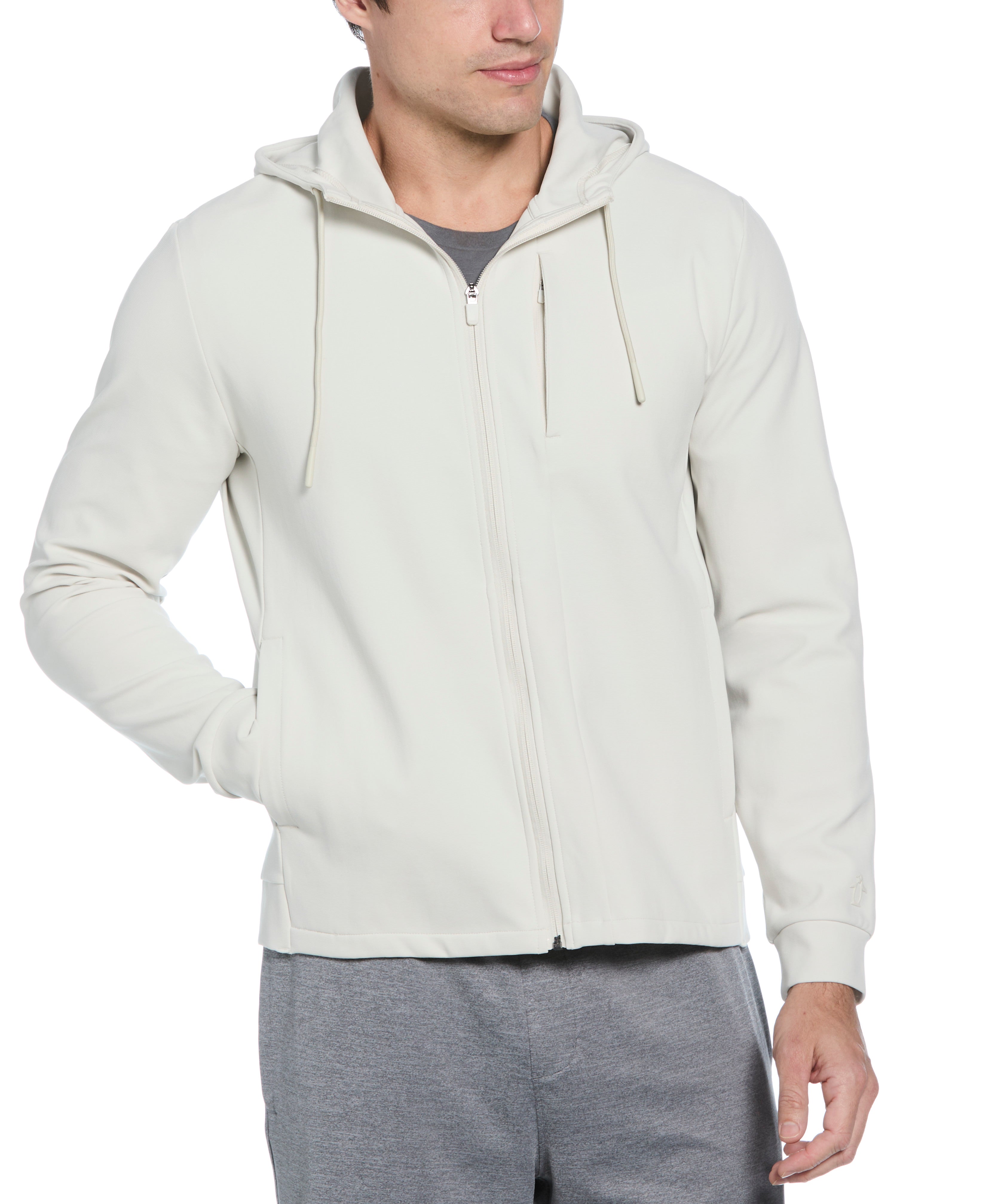 Image of Penguin Sport Polyester Full Zip Hoodie