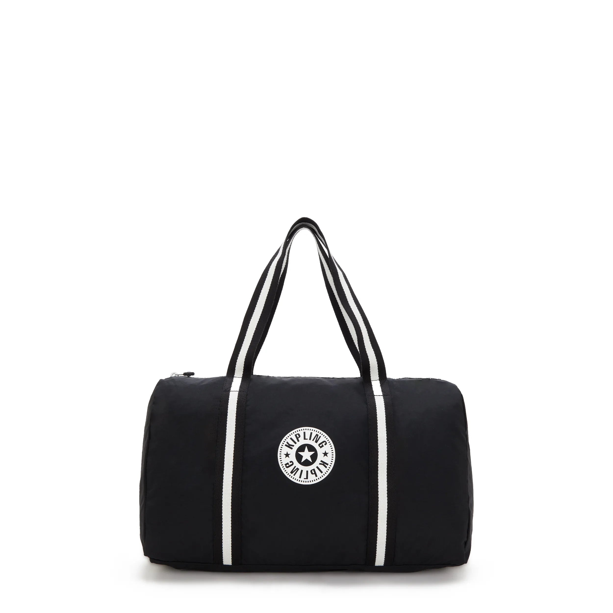 Honest Packable Duffle Bag-Black White Hip