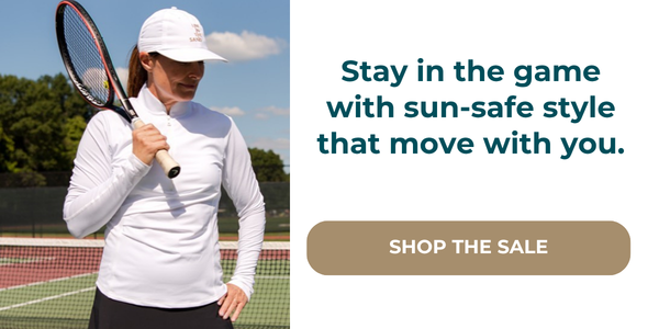 Stay in the game with sun-safe style that moves with you
