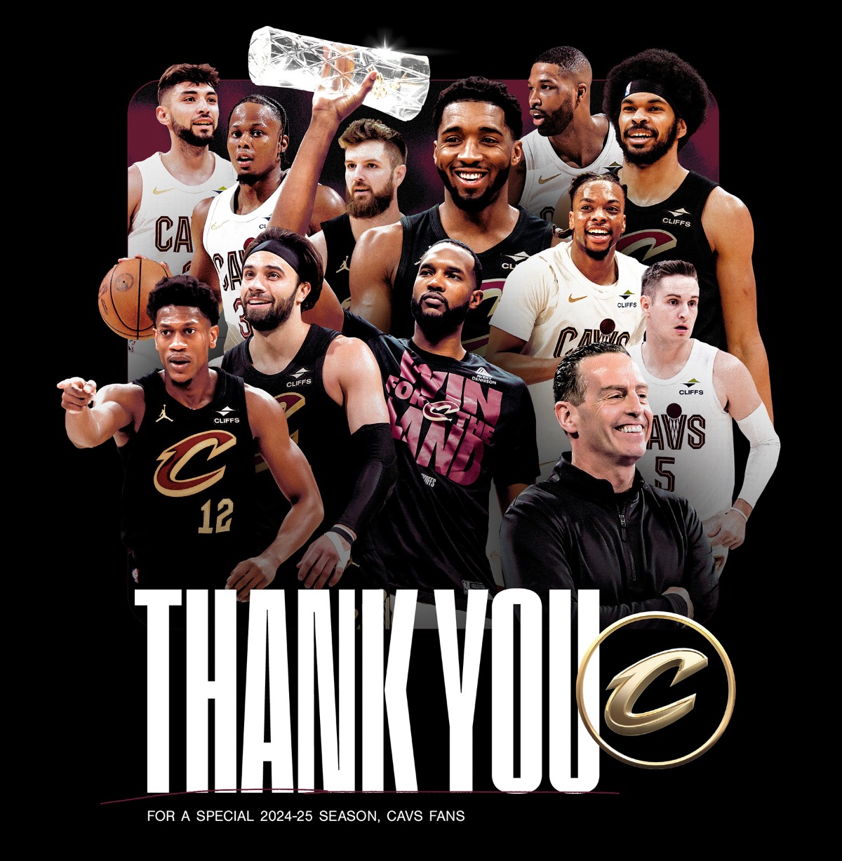 Thank you for a special 2024-25 season, Cavs fans.