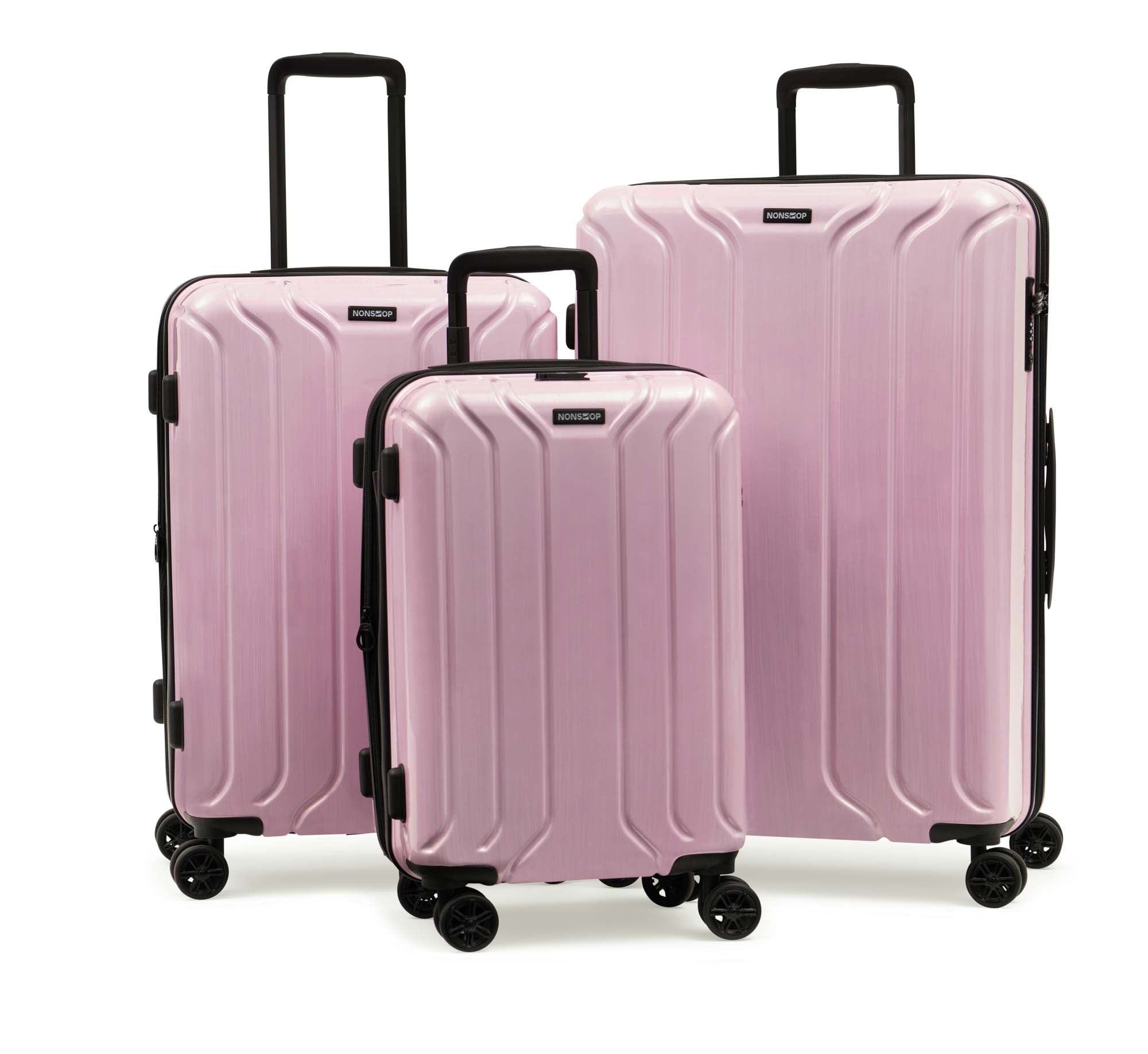 Image of NONSTOP New York Elite 3-Piece Expandable Spinner Luggage Set and 3-Piece Packing Cube Set