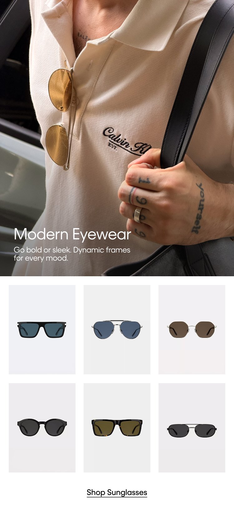 Modern Eyewear | Go bold or sleek. Dynamic frames for every mood. | Shop Sunglasses