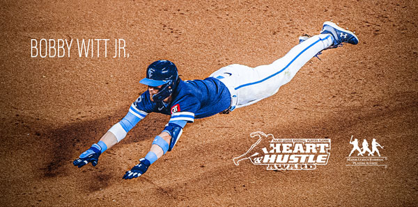Royals Heart & Hustle Award Winner - Bobby Witt Jr.