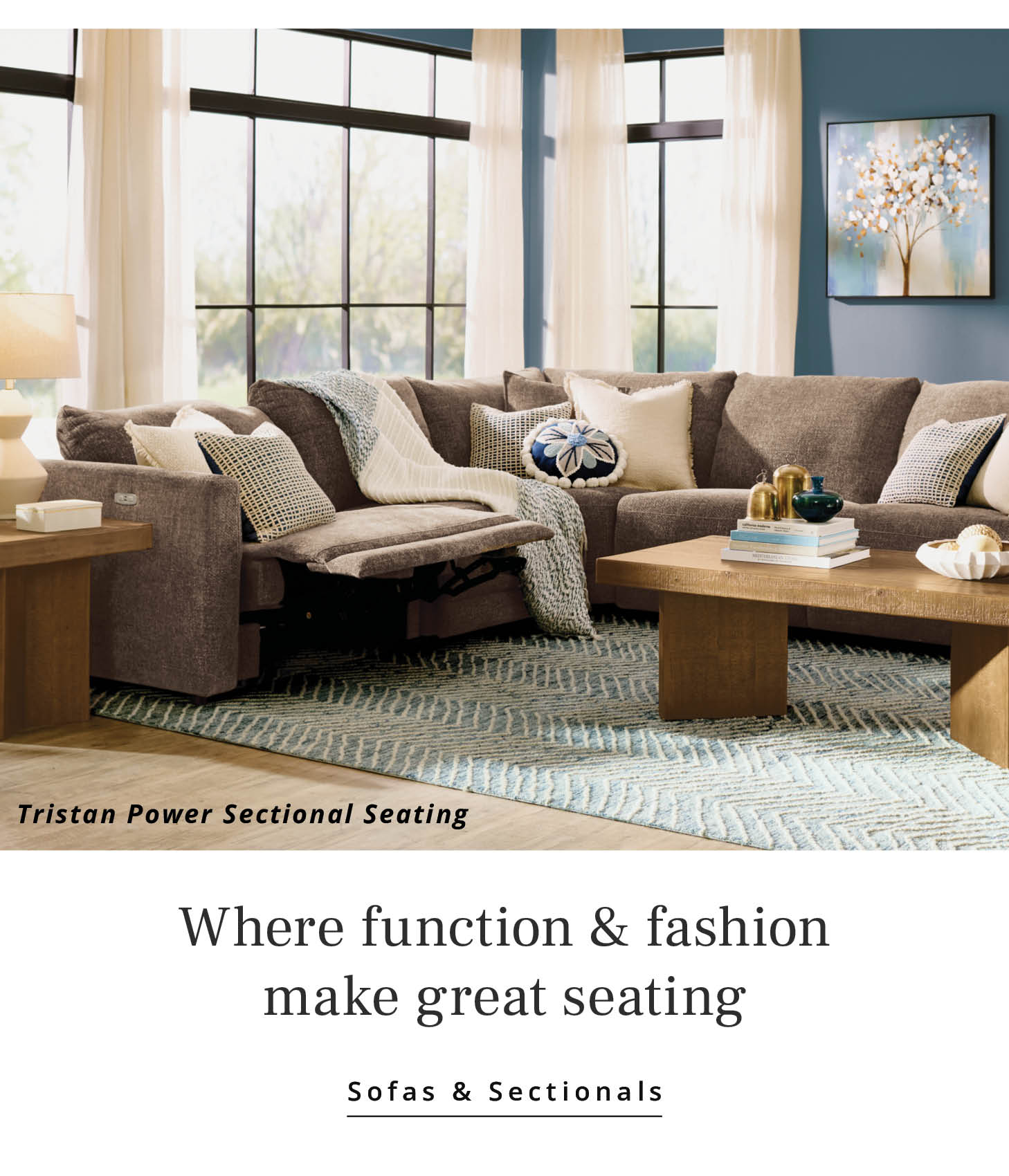 Tristan Power Sectional Seating