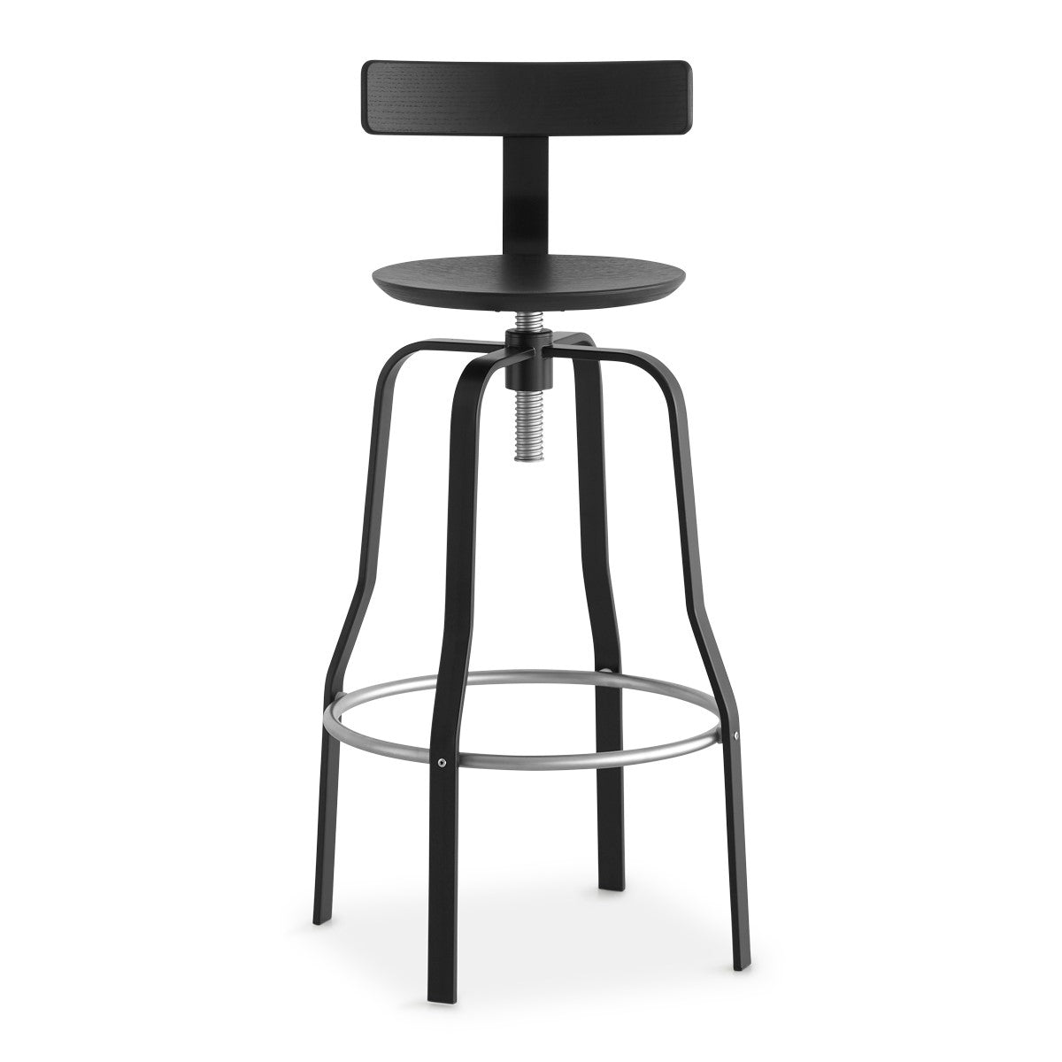 Image of Giro Swivel Adjustable Stool with Backrest