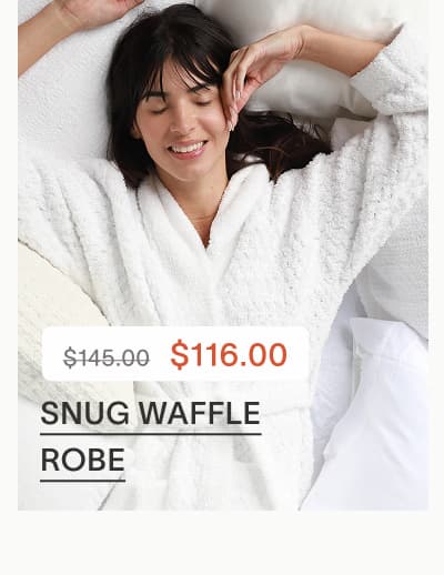 snug waffle robe